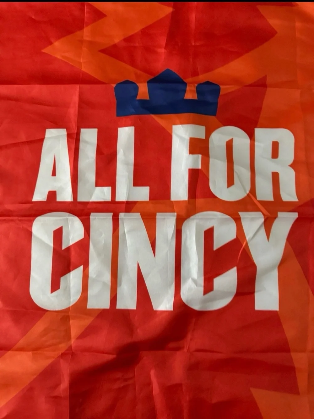 CINCINNATI FC SOCCER FLAG BANNER! (All for Cincy) SEASON TICKET MEMBER FLAG!